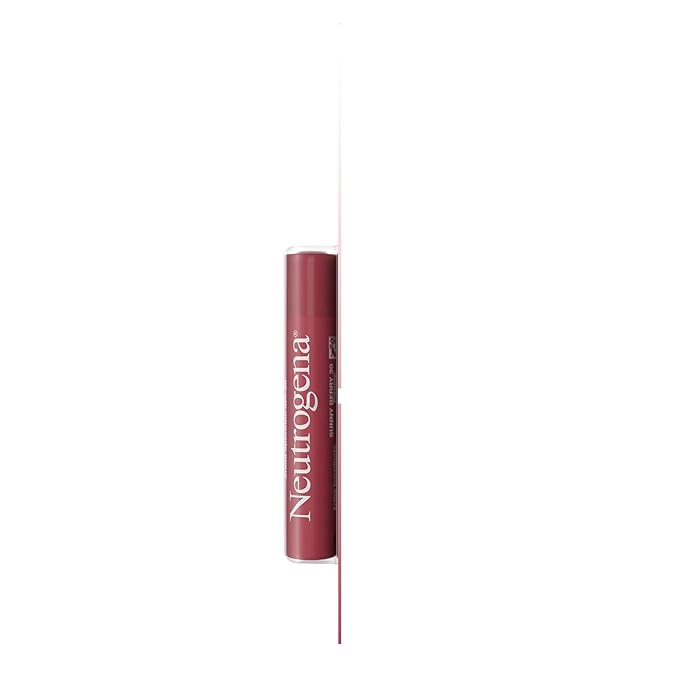 Neutrogena Revitalizing Tinted Lip Balm Broad Spectrum SPF 20 Sunscreen, Moisturizing Lip Balm with a Sheer Tint for Softer, Smoother, Healthier-Looking Lips, Sheer Sunny Berry 30, .15 oz