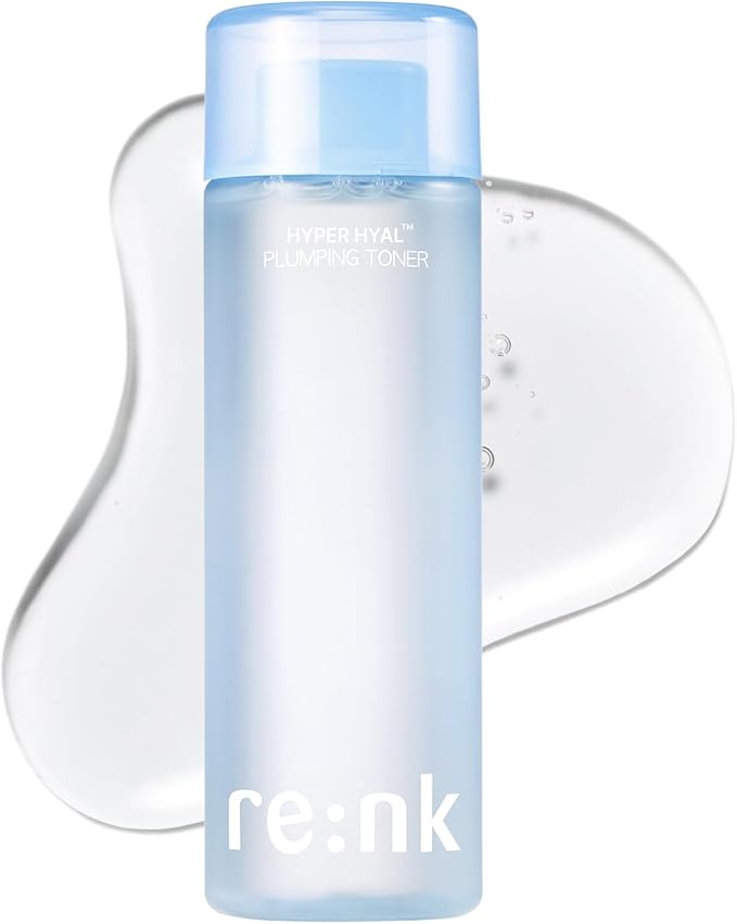 re:nk Hyper Hyal Plumping Toner – Deep Hydrating Face Toner with Hyaluronic Acid, Panthenol and Glycerin, Lightweight Moisturizing Facial Water for Radiant and Smooth Skin (6.76 fl oz)