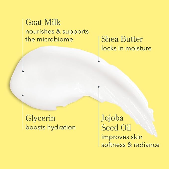 Beekman 1802 Goat Milk Lotion – Body Lotion & Hand Lotion for Dry Skin, Lightweight Non-Greasy Formula with Shea Butter & Jojoba Oil, Cruelty Free, Lotion Pump – Coconut Cream