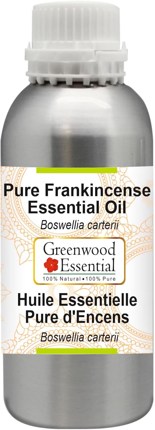 Greenwood Essential Pure Frankincense Essential Oil (Boswellia carterii) Steam Distilled 630ml (21.3 oz)