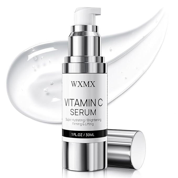 Super Vitamin C Serum for Face: All-in-One Hydrating Anti-Aging Formula by Vitamin C, Hyaluronic Acid, Caffeine-Firming, Lifting, Targets Dark Spots, Wrinkles, Vitamin C Face Serum (1.0 Fl Oz)