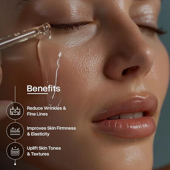 Retinol based Anti Aging Organic face Serum with 98.949% Naturality | Reduces Fine Lines & Wrinkles | Plant based Retinol serum for face| Hyaluronic Acid & Kiwi extract | COSMOS Certified| 30ml