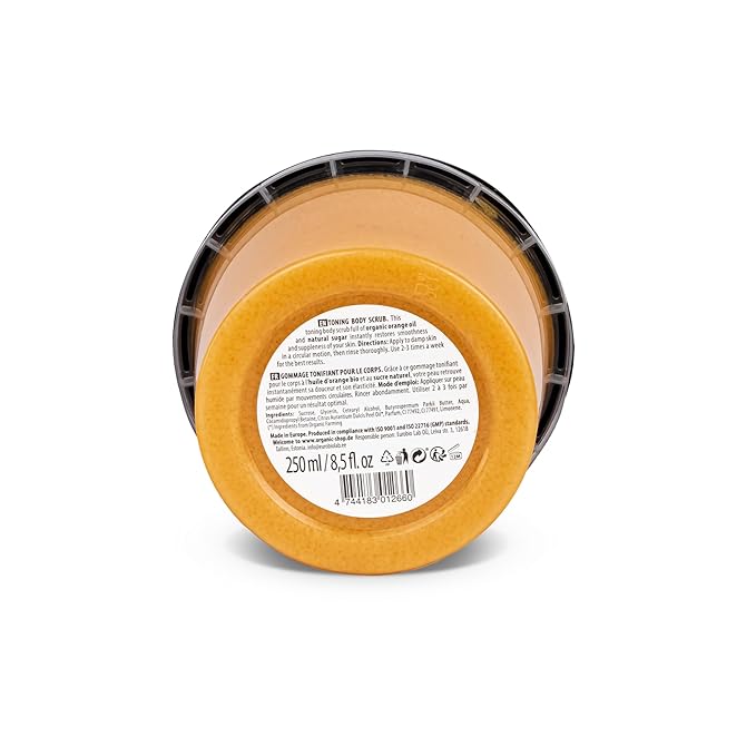 Organic Shop Body Scrub Natural Sicilian Orange and Sugar 250ml