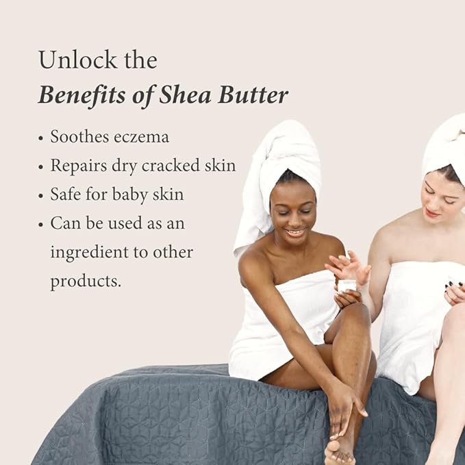 Shea Radiance P.U.R.E Raw Shea Butter |100% Natural & Unrefined Body Butter | Soothes, Softens, & Increases Collagen | Long Lasting Moisture | Moisturizer for Sensitive Skin | Orange & Clove (7.5 oz)