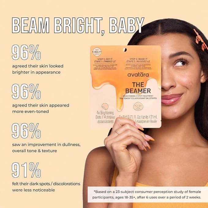 Avatara Sheet Mask Set, Facial Mask Variety Sets (2-Step Treatments)