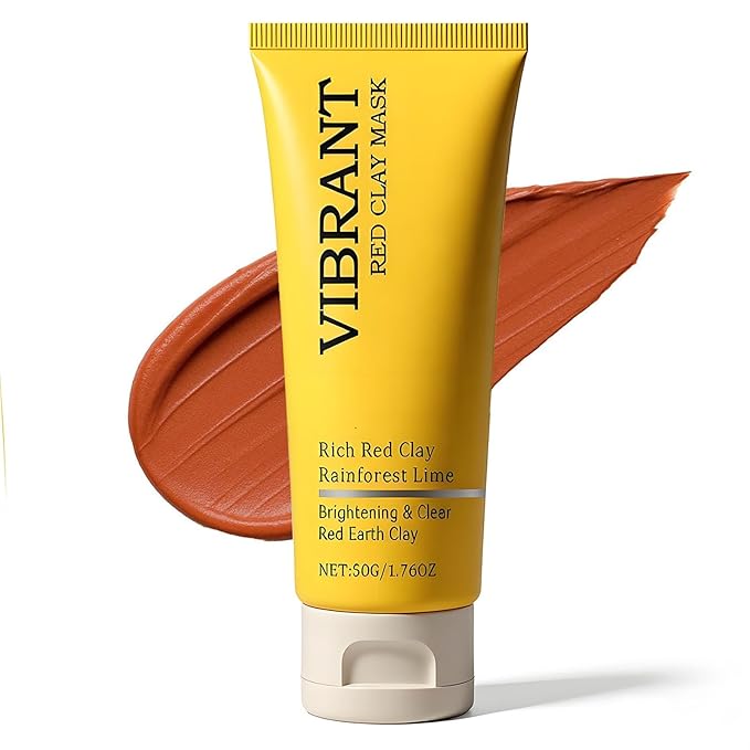 Australian Red Clay Mask – Mineral-Rich Detox Mud Mask with Kakadu Plum, Desert & Rainforest Lime Extracts (1)