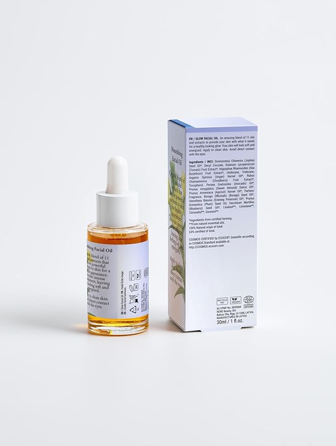 E.ssential Quench Nourishing Facial Oil, 1 fl oz, suitable for all skin types, with vitamins and antioxidants, improves texture and promotes youthful glow