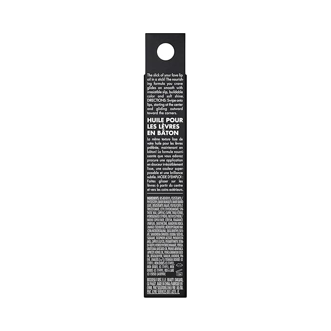 e.l.f. Glow Reviver Slipstick, Tinted Lip Oil Stick, Non-Sticky & Hydrating For A Soft-Shine Finish, Vegan & Cruelty-Free, Cara-melt