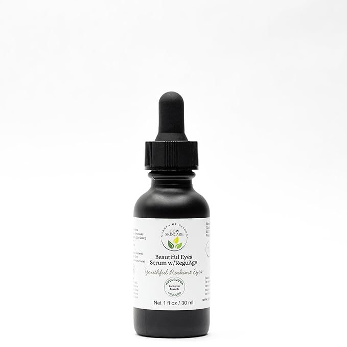 Beautiful Eye Serum with ReguAge®, Lightweight Peptide Support for the Delicate Eye Area. Nourish, protect and improve the thin, tender skin under the eyes. | Garden of Wisdom 1oz