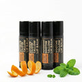 Tallow Lip Balm 4-Pack – Grass-Fed Beef Tallow, Organic Coconut Oil & Beeswax – Natural, Non-Toxic – No Seed Oils (Citrus + Peppermint Lip Balm for Dry Lips, Chapped Lips, Daily Lip Moisturizer)
