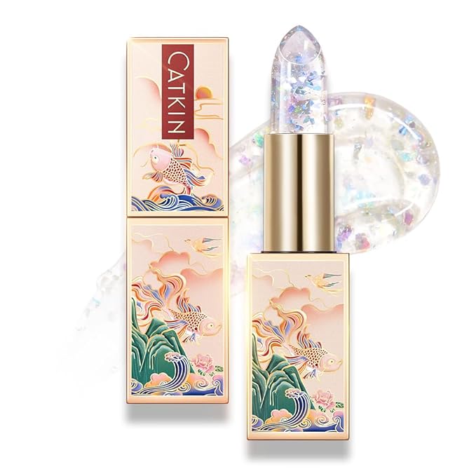 CATKIN Lip Balm Color Changing Lipstick Ultra Hydrating Lip Moistrurizer with Vitamin E Nourishing For Cracked & Dry Lips 0.12 oz C21