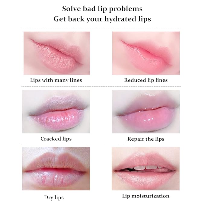 20Pcs Lip Mask Sheet,Pink Moisturizing Plumping Patches, Gel Treatment Masks for Dry Lips Plump Collagen Overnight Sleeping Lip Pads（Pink）