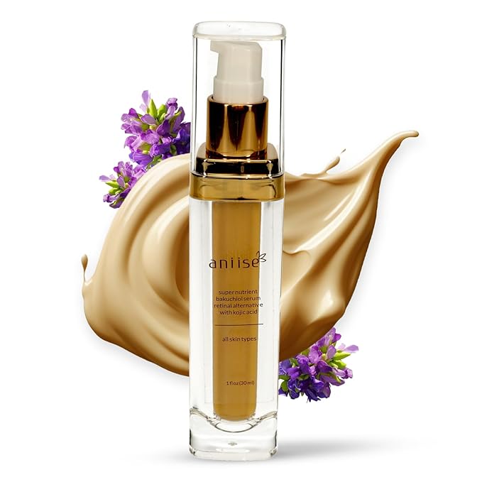 Anti-Aging Bakuchiol Serum – Retinol Alternative for Fine Lines, Wrinkles, Firmness & Hydration – With Hyaluronic Acid, Biotin & Botanicals – Face & Neck Serum for All Skin Types – 1 fl oz
