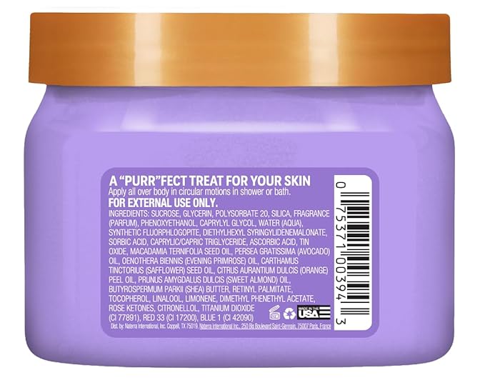 Tree Hut Meyow Shea Sugar Scrub, Exfoliating, Hydrating & Moisturizing Body Scrub with Shea Butter & Nourishing Essential Oils, Smooth & Soften Skin, Limited Edition Scent, 18 oz