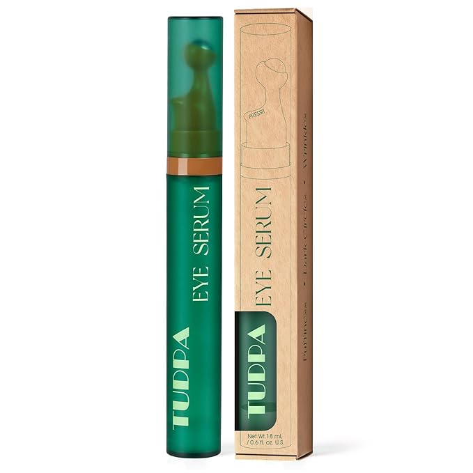 Triple Action Eye Serum - Caffeine, Retinol & Hyaluronic Acid Blend to Help Reduce Look of Puffy Eyes, Crow's Feet & Dark Circles - Nourishing & Revitalizing - Plant-Based Formula - 0.64 Fl. Oz
