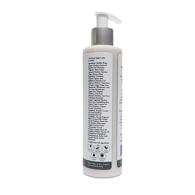 OLA TROPICAL APOTHECARY Coconut Body Lotion – Natural Hydrating Coconut Moisturizer with Tropical Oils & Plant Extracts – Paraben‑Free for Dry Skin – 8.45 fl oz