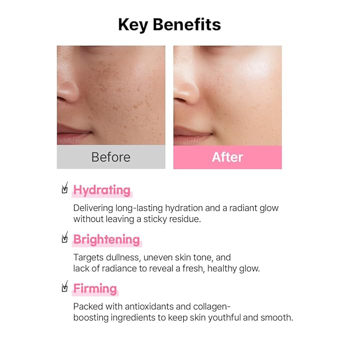 Hanskin Hyaluron Glow Sheet Mask – Korean Hydrating Face Mask with Hyaluronic Acid, Rosehip Extract & Madecassoside for Plump, Calm & Dewy Skin | Moisturizing Glass Skin Serum Mask | 10EA