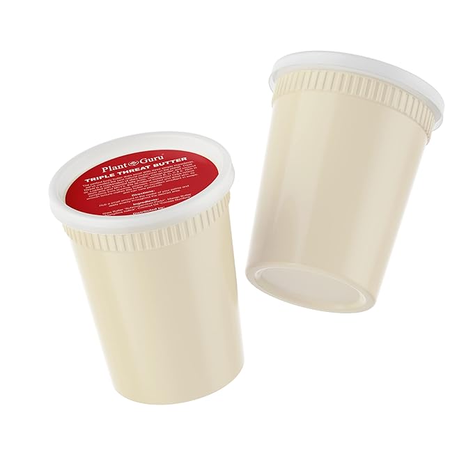 Triple Threat Body Butter 30 oz. / 1.9 lbs. - Blend of Shea, Mango & Coconut Oil - 100% Pure Natural Raw Unrefined Moisturizer For Dry Skin, Face And Hair. Great For Lip Balm and Soap Making
