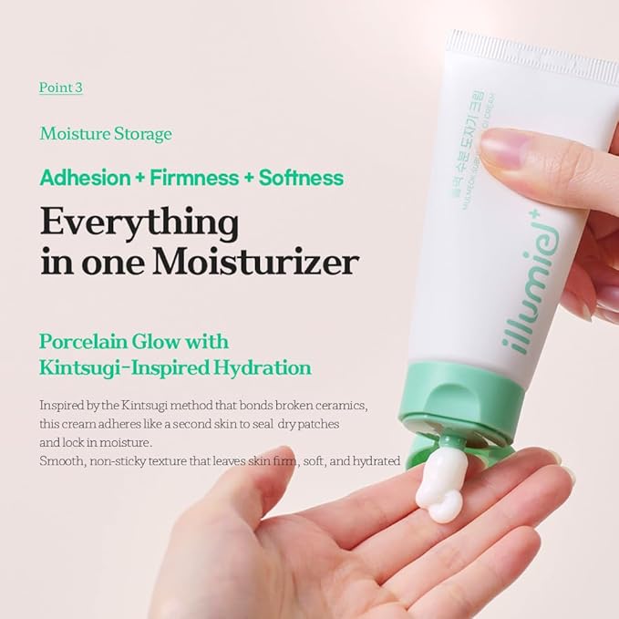 Aqua Hydrating Smooth Moisturizer for Long-lasting Skin Moisture Barrier with Xylitylglucoside & 5 types of Ceramides [Vegan & Korean Skincare] - 1.69 fl. oz.