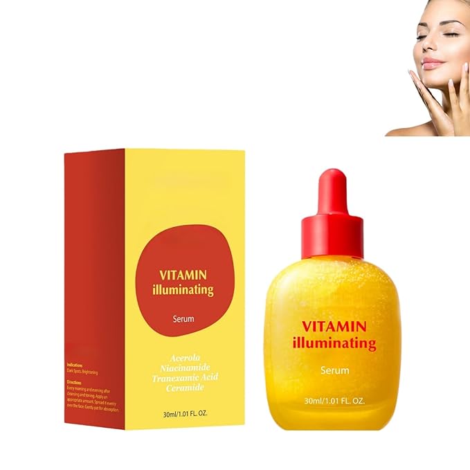 Vitamin C Face Serum with Niacinamide & Arbutin – Visibly Brightens Skin, Helps Reduce Dark Spots & Signs of Aging for a Radiant Glow – 30ml / 1.01 fl.oz. (1, 1)