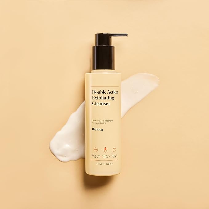 The Klog Double Action Exfoliating Cleanser Skin Exfoliant