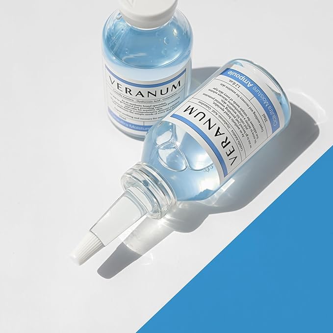 Cicaultra Moisture Ampoule – Korean Peptide & Hyaluronic Acid Face Serum for Sensitive Skin – Deep Hydration, Barrier Repair & Glass Glow Firmness – 1.2 fl oz (35 mL)