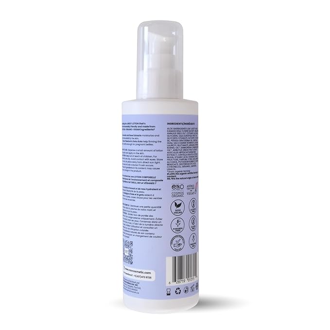 Firming and Hydrating Body Lotion - Moisturizer, Nourishing, Prebiotics, Scratch Marks, Skin Elasticity, Supports Collagen | Good for Eczema and Dry Skin, 6.76 Fl Oz