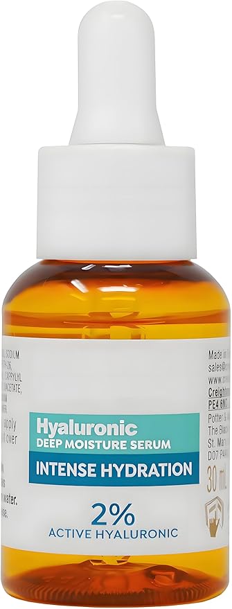 Hyaluronic Deep Moisture Serum - 2% Hyaluronic Acid for Deep Hydration, Smooths Fine Lines, Lightweight & Non-Sticky, Radiant Skin - 30ml