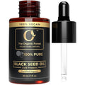 100% Plant Based Black Seed Oil Organic Cold Pressed - Nigella Sativa Black Cumin Seed Oil for Skin & Face - BlackSeed Drops for Hair Growth & Skin Moisturizing