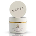 MZURI Body Butter, Whipped Shea and Avocado Blend, Fast-Absorbing, Deep Moisturizing Cream with Essential Oils, Non-Greasy, Natural Skincare for Dry, Glowing Skin, Organic Butter - 8 Fl. Oz