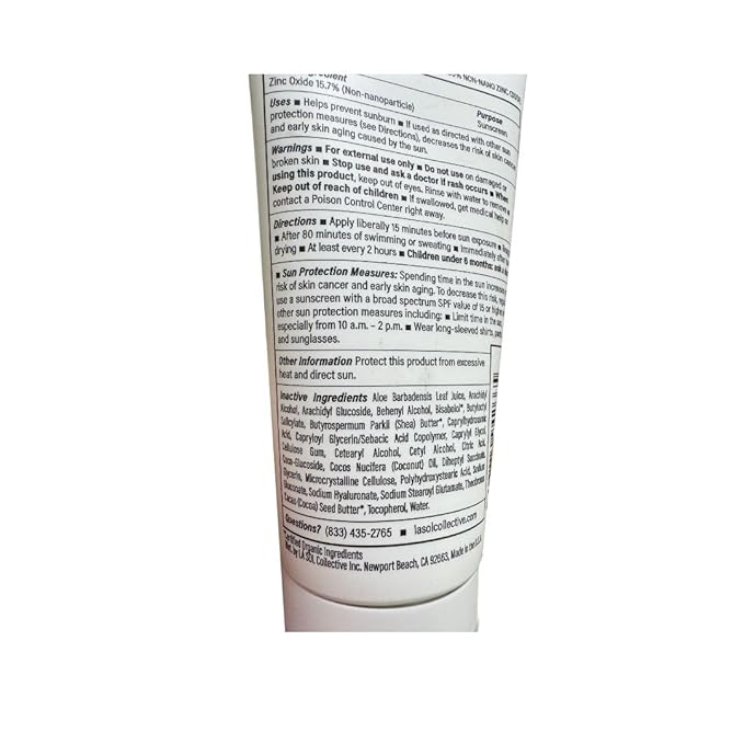 CLEAR Mineral Zinc Sunscreen – Broad Spectrum UVA/UVB SPF 30 (5.5 oz)