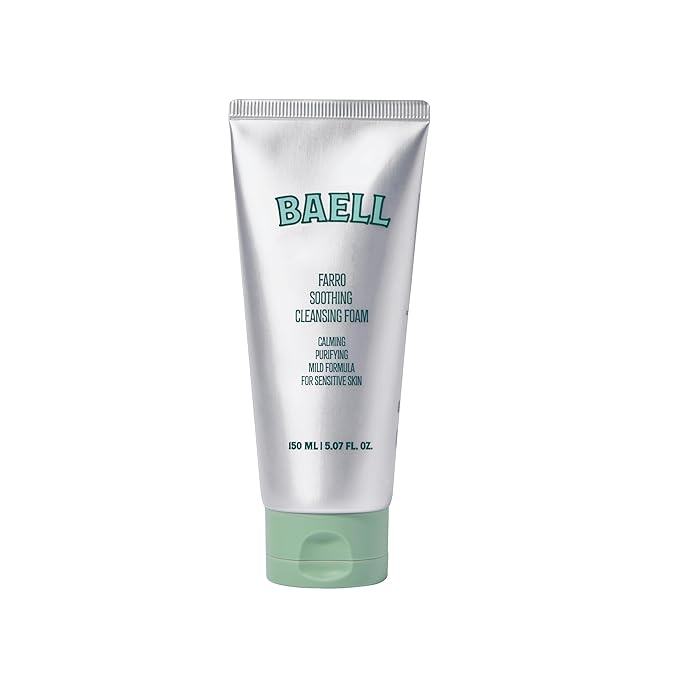 Farro Enzyme Skincare Calming Cleansing Foam 150ml / 5.07oz, helps with gentle and soft cleansing with micro whip, keeping your face anti-aging & keep skin barrier.