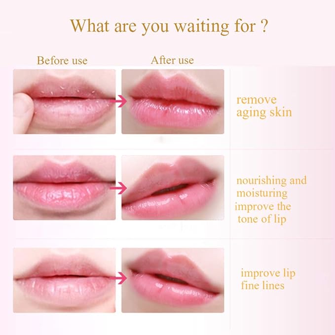 Lip Mask Patches,30PCS Collagen Crystal Pink Care Gel Pads,Moisturizing Anti-Wrinkle Anti-Aging Firm Hydrate Lips,Remove Dead Skin Fine Lines Moisture Essence Make Your Dry Lip Attractive Sexy
