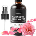 Govedic Rose Water Spray 100ml | Damask Rose Hydrating Face Mist & Toner | Natural Alcohol-Free & No Dyes for All Skin Types | Multi-Use Hydration for Face, Hair & Makeup Setting