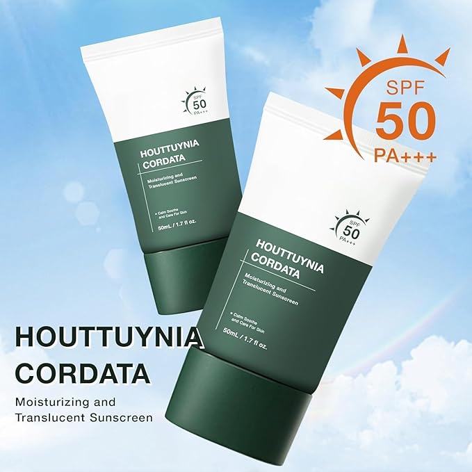 Silky Moisture Sunscreen SPF 50+ for Face - Lightweight Korean Sun Cream, Broad Spectrum Moisturizing Formula, No White Cast & Natural Finish Vegan, 1.69 fl. oz (1)