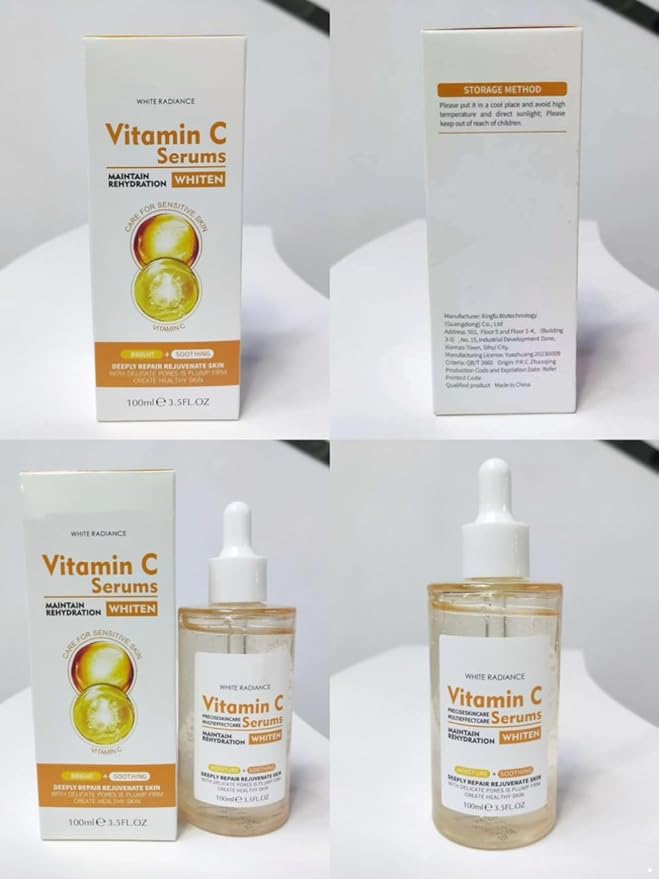 Nourishing Face Essence 100ML for Women and Girls Intensive Liquid Hydration to Revitalize Dry Skin for a Smooth and Supple Complexion Vitamin C Essence One Size