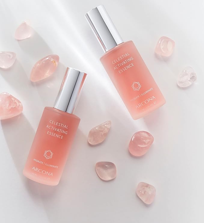 ARCONA Celestial Activating Essence - Rose Water Toner For Face, Organic Bergamot, Rosa Damascena Flower Oil, Chamomilla Flower Extract - 2 Fl Oz. Made In The USA