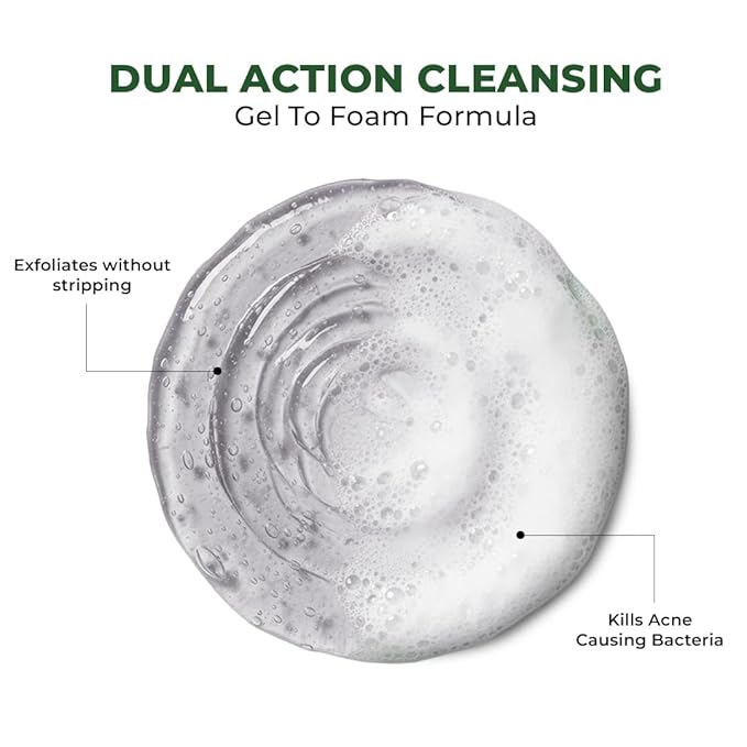 Conscious Chemist® 2% Salicylic Acid Face Wash | 100ml | Face Wash for Oily & Acne Prone Skin for Men & Women, Glycolic Acid & CICA Extract, For Glowing & Radiant Skin, Vegan & Cruelty Free - Flashfix