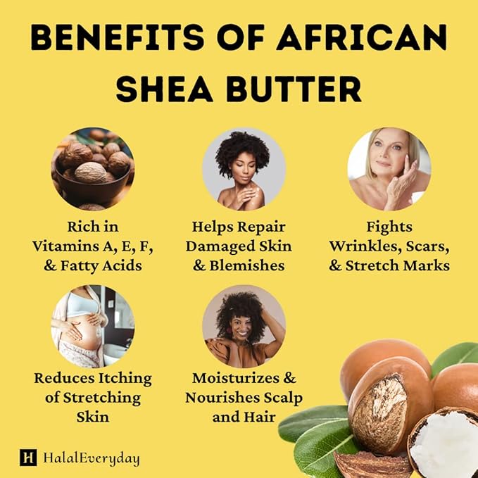 Kyabo Raw Ivory African Shea Butter 100% Organic Unrefined-10lb