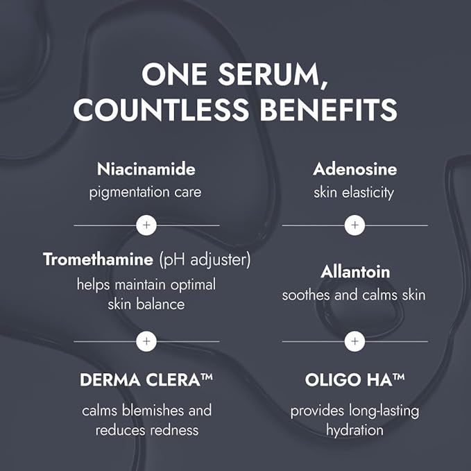 MIZ.ON 7 Vegan Peptide Booster Serum Korean Anti-Aging Face Serum with Niacinamide & Hyaluronic Acid Hydrating Firming & Smoothing Skincare for Fine Lines & Skin Repair – 150 ml