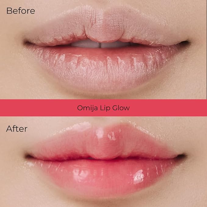 [hwarang'] Lip Care Collection – Hydrating & Plumping K-Beauty Treatments with Natural Extracts | Omija Glow Lip Mask & Yuja Sweet Lip Volumizer | 0.5 fl oz Each (Omija)