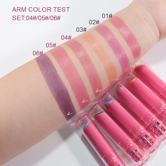 BINGBRUSH 3PCS Color Changing Lipstick Set, PH Lip Balm set Mood Lipstick, Natural Color-Changing Tint with Deep Moisture, Long Lasting Personalized Lip Gloss for Daily Wear or Gifts-SetB