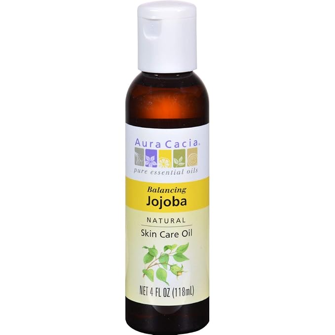 Aura Cacia - Jojoba Natural Skin Care Oil - 4 fl oz
