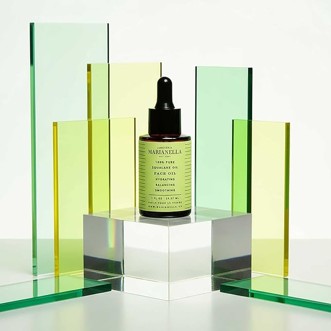 Jaboneria Marianella 100% Pure Squalane Face Oil — Deep Hydration & Anti-Aging — Lightweight Vegan Facial Oil — Balances Oil Production — All Skin Types
