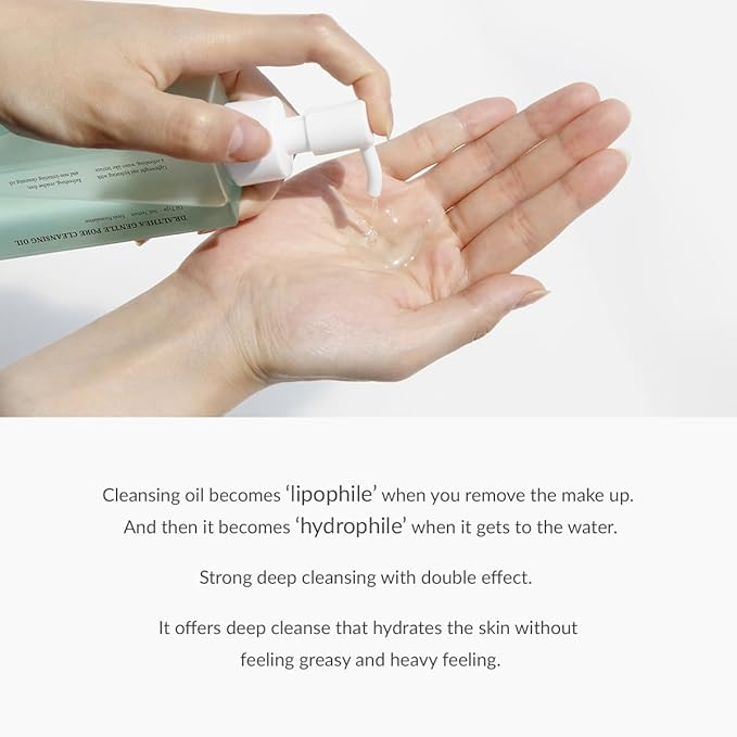 Dr.Althea Gentle Pore Cleansing Oil | Hydrating Make Up Cleanser with Light, Non-Greasy Finish | Watery & Lightweight Texture | Korean Skincare | 5.07 fl oz