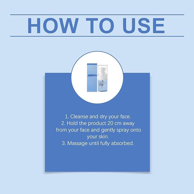 Serum Facial Mist Spray, Daily Face Spray, Hydrating Refreshing Mist for All Skin Types (1pcs)