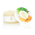 Mālie Organics Botanical Body Gloss, Pineapple Scent, Intensive Moisture Butter Balm for Radiant Glow, Mango + Aloe + Macadamia Butters, Vegan