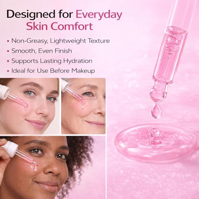PDRN Serum (Sodium DNA) – 99% Naturally Derived Vegan Korean PDRN Pink Peptide Serum with Multi-Peptide Complex & Hyaluronic— +73.82% Barrier Support, −33% Wrinkle & −39.11% Pore Reduction(1.01 fl oz)