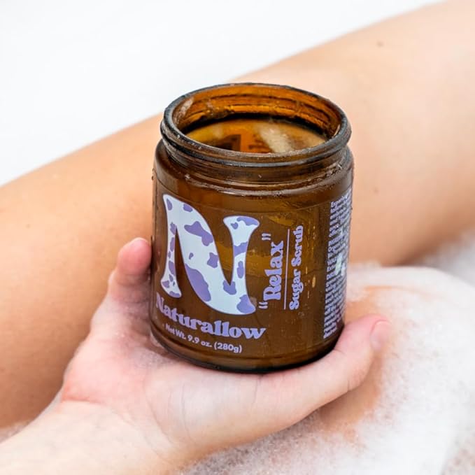 Tallow Pure Sugar Scrub - Scent-Free - Gentle & Revitalizing for All Skin Types - Ideal for Adults & Kids - Enriched with Active Sugar Ingredients for Smoothing Radiant Skin
