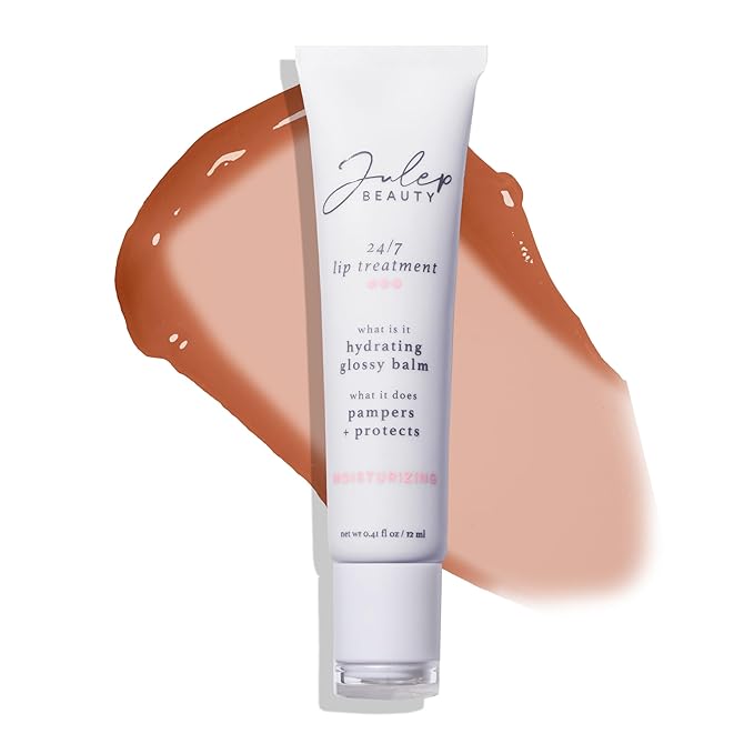 Julep 24/7 Lip Treatment – Hydrating & Glossy Lip Balm and Lip Sleeping Mask with Shea Butter – Moisturize, Protect & Soothe – Vegan & Cruelty-Free - Sheer Joy (Sheer Berry)